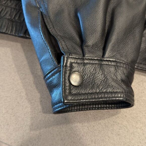 USA Leather Bomber Eagle Jacket - Picture 7 of 12